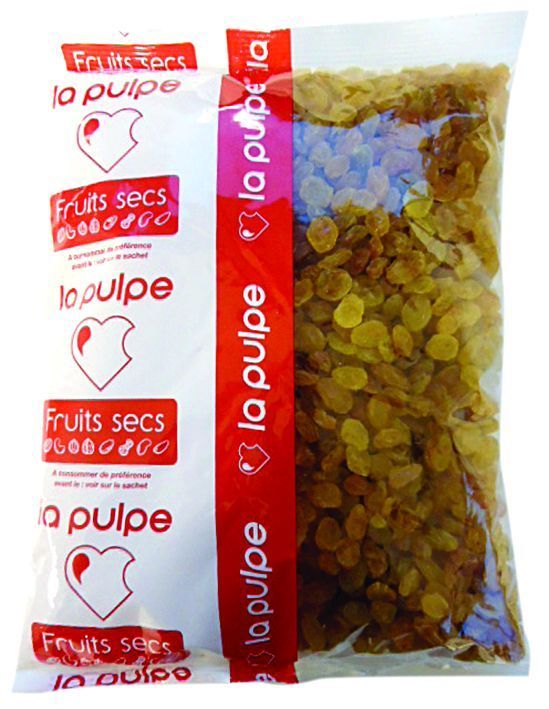 Raisins secs blond - LA PULPE - Sachet de 1 kg