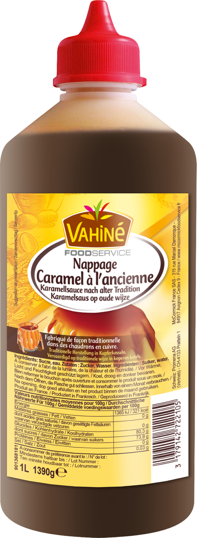 Caramel à l'ancienne - VAHINE - Bouteille de 1 L