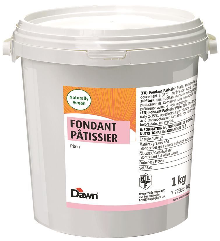 Fondant pâtissier blanc - DAWN - Pot de 1 kg