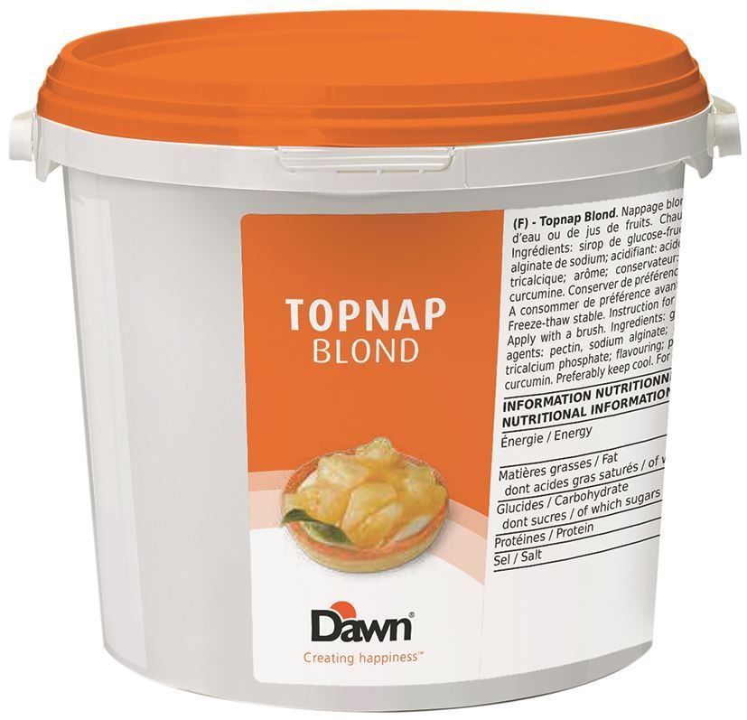 Nappage blond saveur abricot - DAWN - Seau de 1 kg