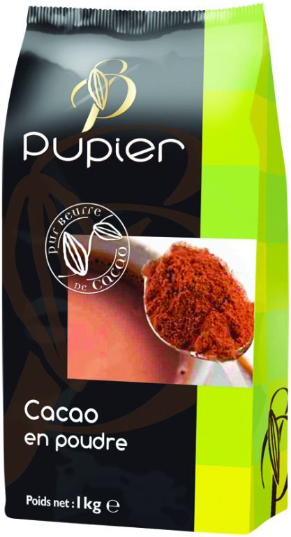 Cacao pur - PUPIER - Sachet de 1 kg