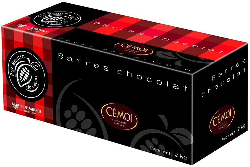 Barre de chocolat 43 % - BOUQUET D'OR - Boite de 200 unités