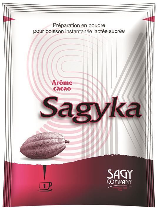 Préparation en poudre pour boisson instantanée lactée sucrée cacao 17% - SAGYKA - Carton de 200 doses