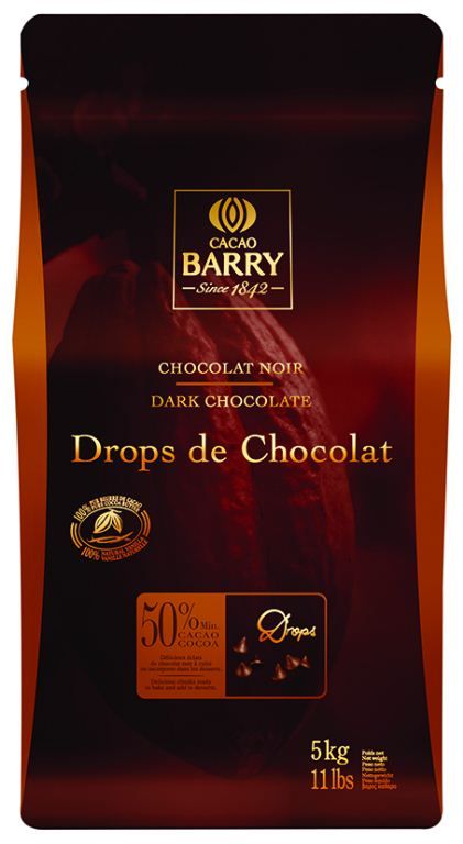 Drops de chocolat 50% - BARRY - Sac de 5 kg