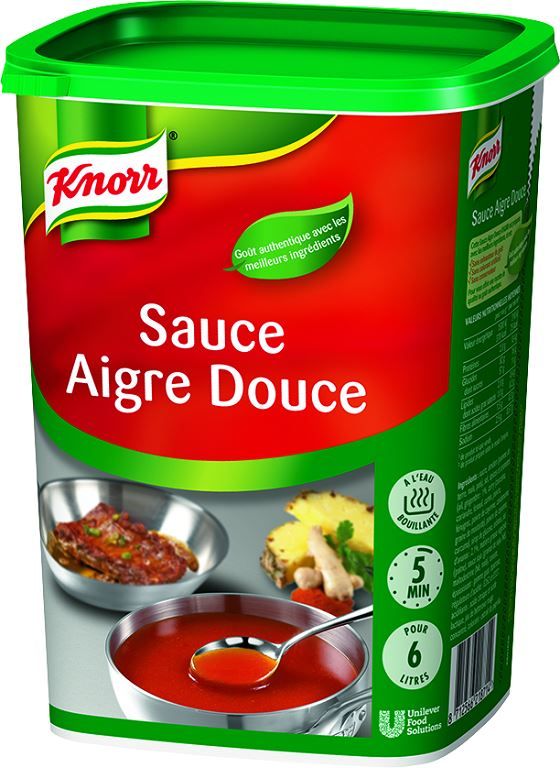 Sauce aigre-douce déshydratée - KNORR - Boite de 1,2 kg