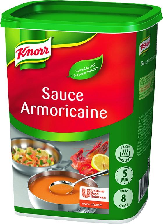 Professionnel, sauce armoricaine, sauce deshydratee, la boite