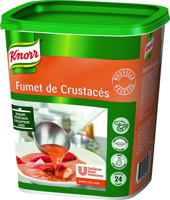 Knorr Fumet de Poisson Déshydraté Seau 3,6kg jusqu'à 240L