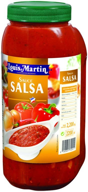 Sauce salsa - LOUIS MARTIN - Bidon de 2,2 L