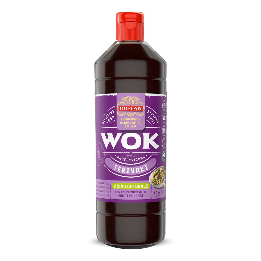 Sauce wok teriyaki - GO TAN - Bouteille de 1 L