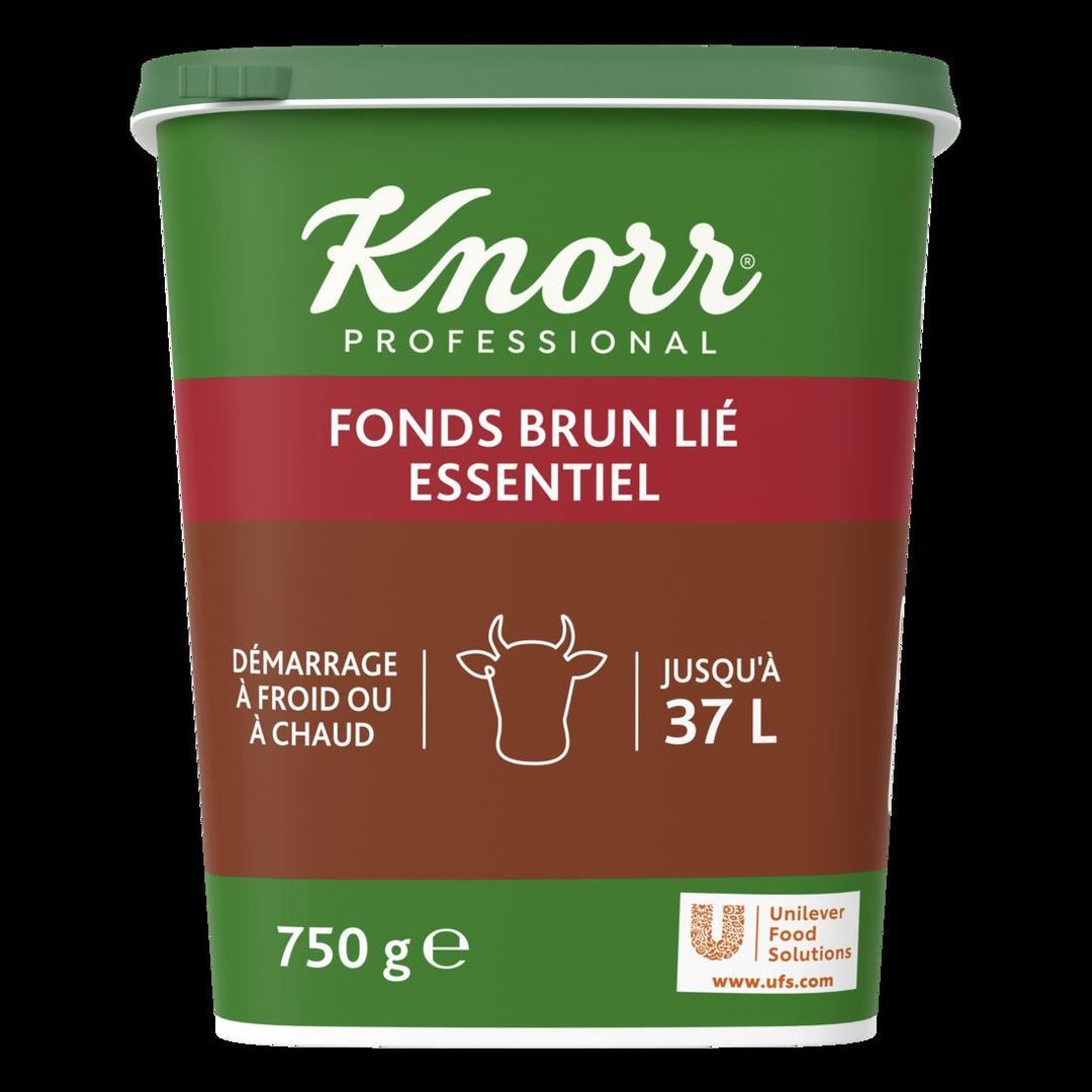 Fonds brun lié déshydraté - KNORR ESSENTIEL - Boite de 750 g