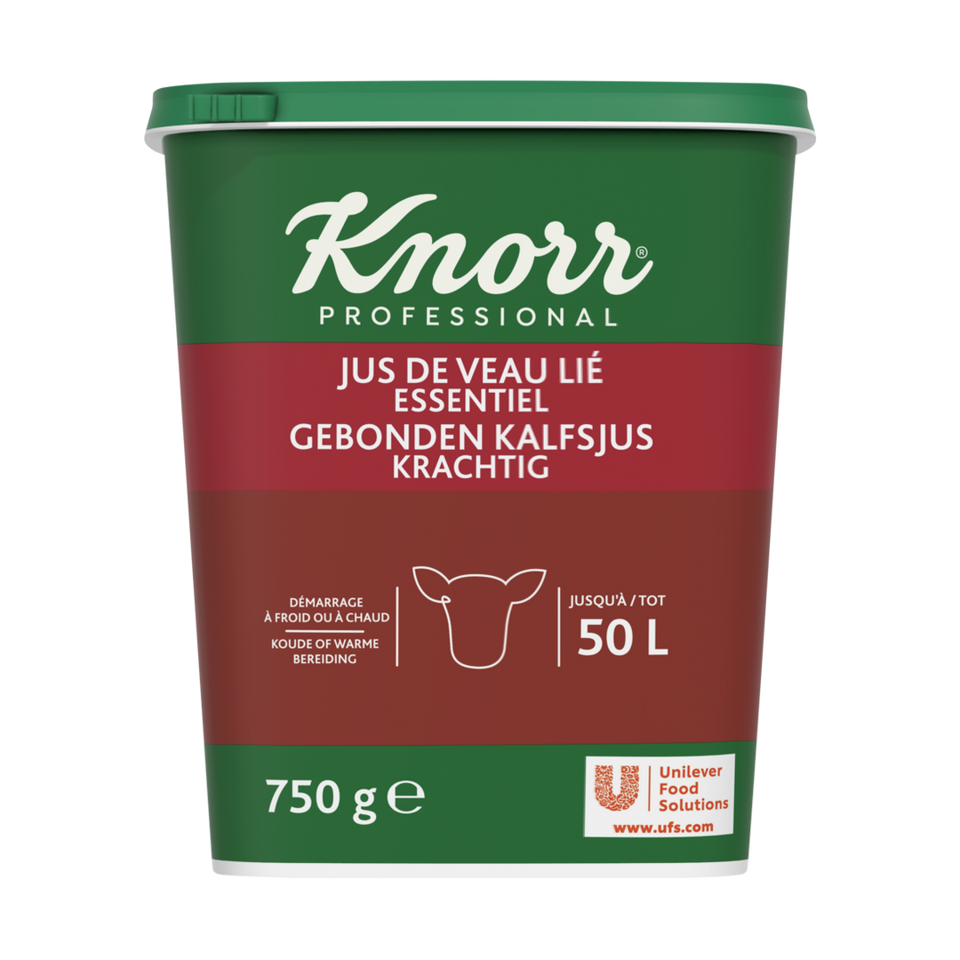 Jus de veau lié déshydraté - KNORR ESSENTIEL - Boite de 750 g