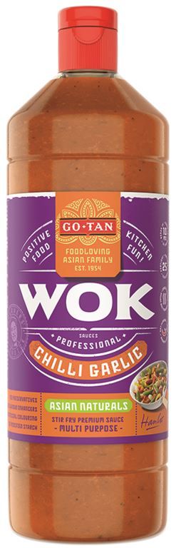 Sauce wok chili ail - GO TAN - Bouteille de 1 L