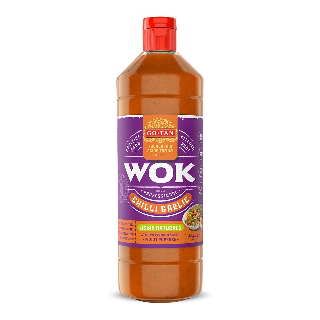 Sauce wok chili ail - GO TAN - Bouteille de 1 L