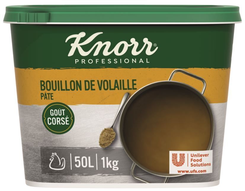 Bouillon de poule en pâte - KNORR PROFESSIONAL - Boite de 1 kg