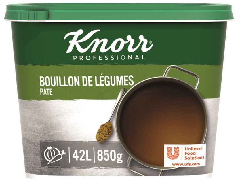 Bouillon de légumes en pâte - KNORR CARTE BLANCHE - Boite de 850 g