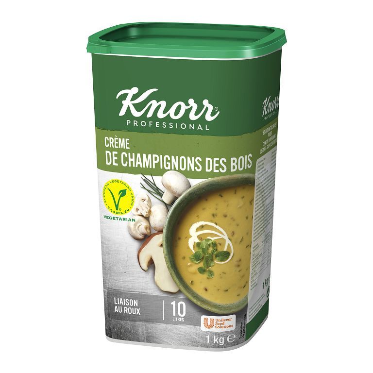 Crème de champignons des bois déshydratée - KNORR PROFESSIONAL - Boite de 1  kg