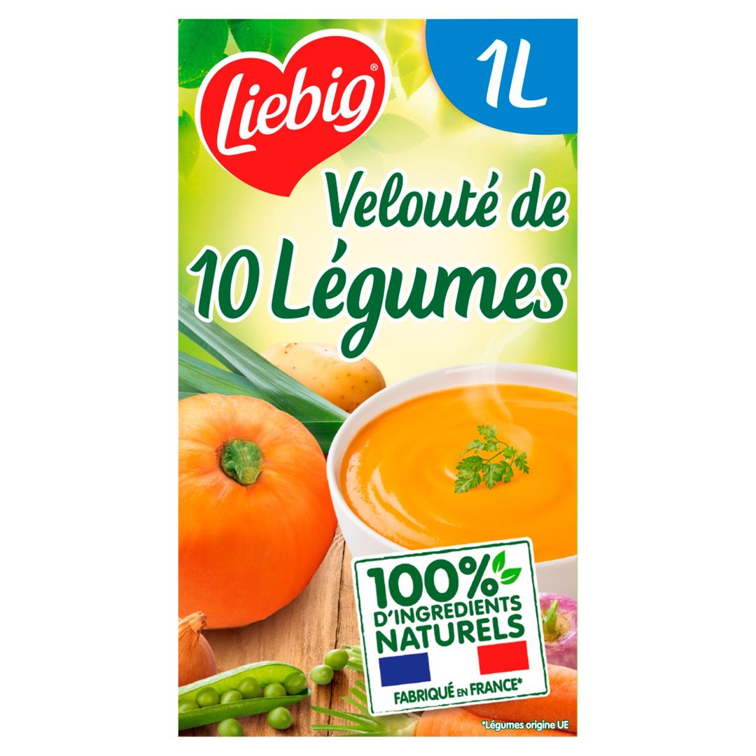 Velouté 10 légumes - LIEBIG - Carton de 8 briques