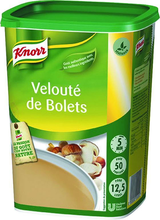 Velouté de bolets déshydraté - KNORR - Boite de 940 g