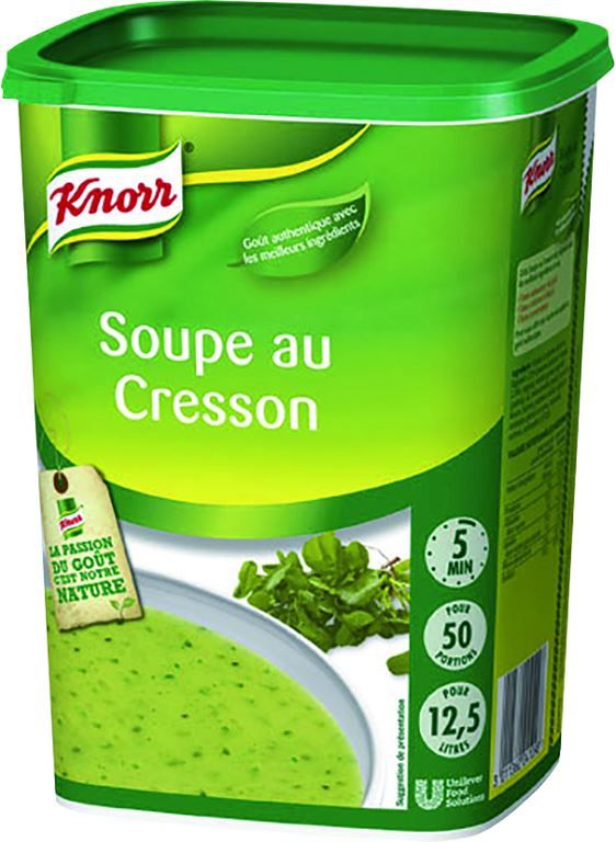 Soupe au cresson déshydratée - KNORR - Boite de 750 g