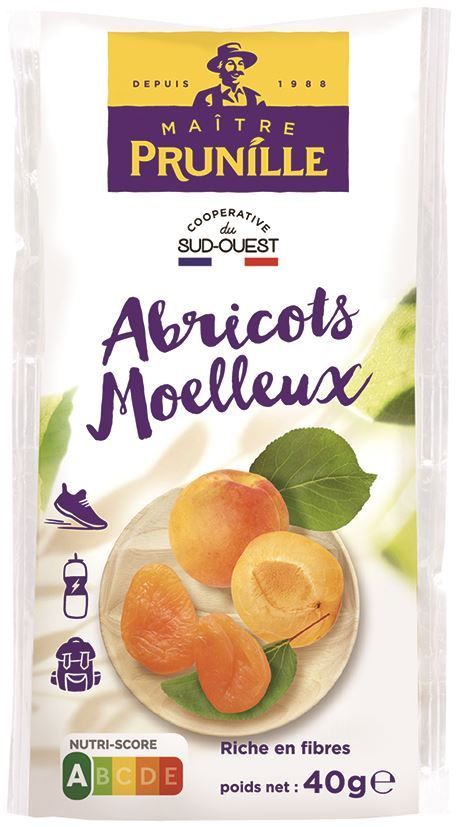 Abricots secs moelleux n°6 Eat Me - MAITRE PRUNILLE - Carton de 100 sachets