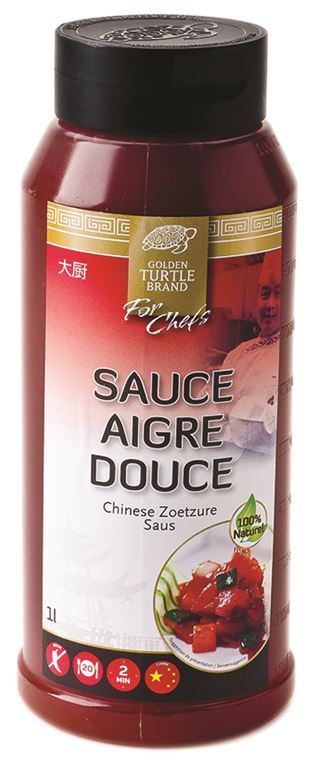 Sauce aigre-douce - GOLDEN TURTLE CHEF - Bouteille de 1 L