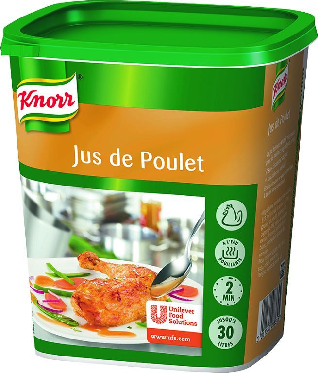 Jus de poulet déshydraté - KNORR - Boite de 750 g