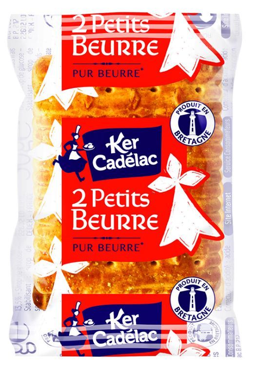 Madeleine bretonne pur beurre - KER CADELAC - Carton de 150 sachets