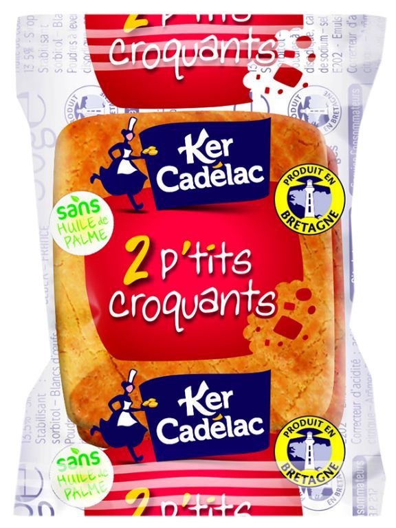 P'tits croquants - KER CADELAC - Carton de 280 sachets