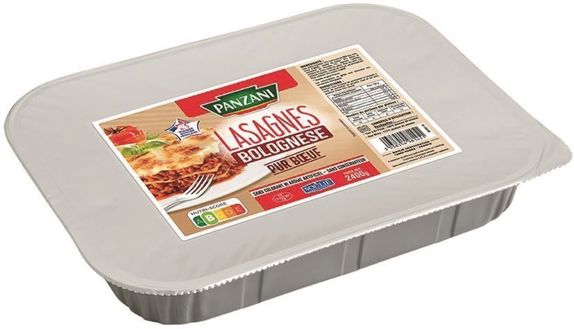 Lasagnes bolognaise - PANZANI - Carton de 4 plateaux