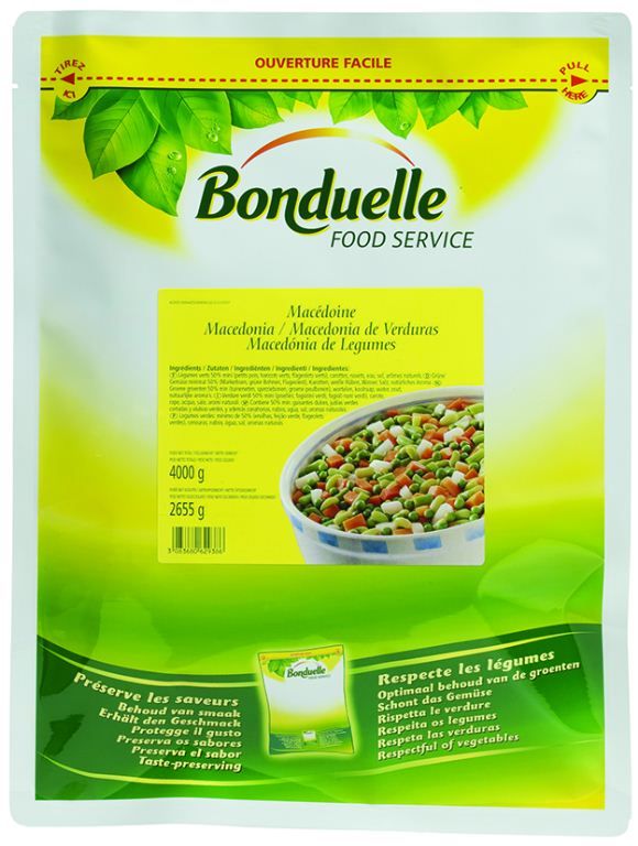 Macédoine de légumes - BONDUELLE - Carton de 4 sachets