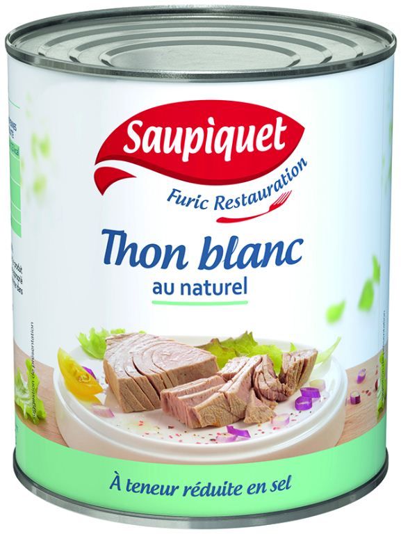 Thon au naturel à teneur réduite en sel - FURIC - Boite 4/4