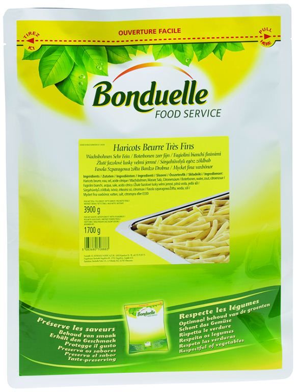 Haricots beurre très fins CE2 - BONDUELLE - Carton de 4 sachets