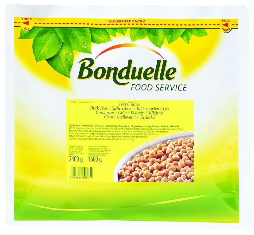 Pois chiches - BONDUELLE - Carton de 4 sachets