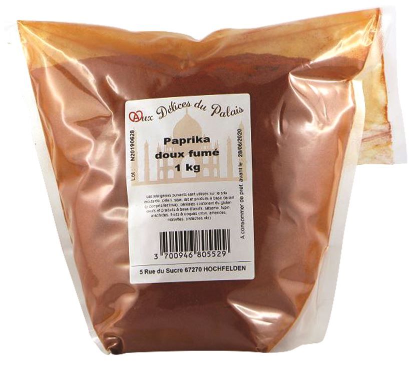 Paprika doux moulu fumé - DELICE DU PALAIS - Sac de 1 kg