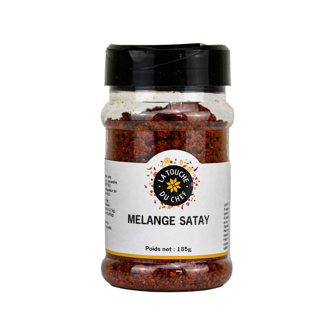 Mélange satay / saté - LA TOUCHE DU CHEF - Pot de 185 g