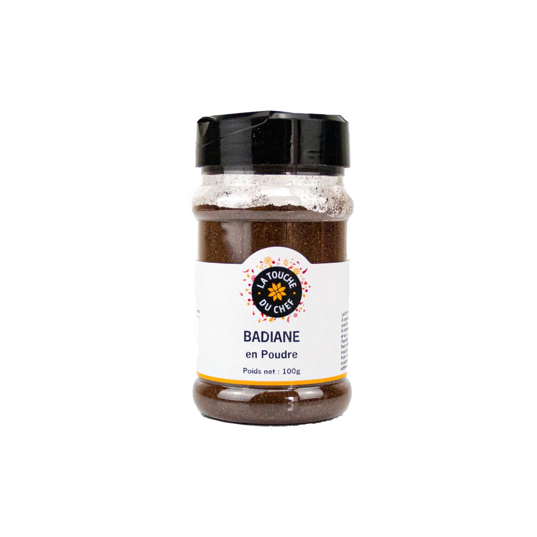 Badiane en poudre - LA TOUCHE DU CHEF - Pot de 100 g