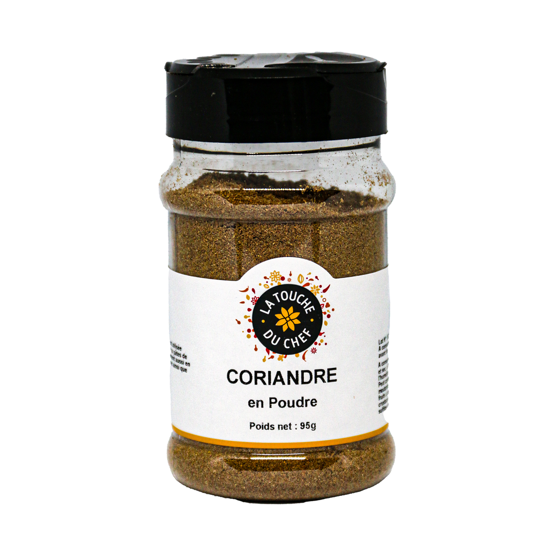 Coriandre moulue - LA TOUCHE DU CHEF - Pot de 95 g