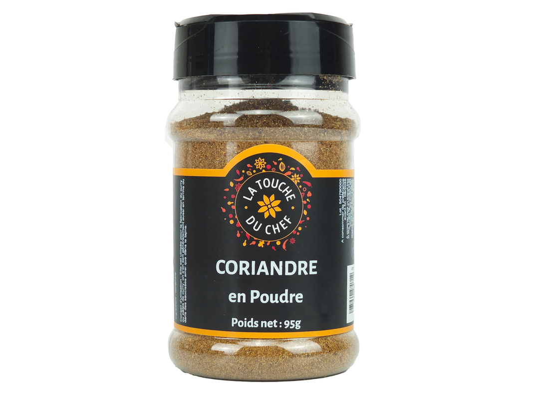 Coriandre moulue - LA TOUCHE DU CHEF - Pot de 95 g