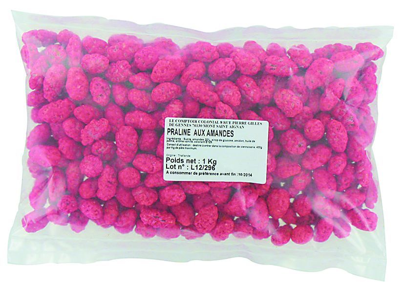 Pralines roses enrobées - LA TOUCHE DU CHEF - Sachet de 1 kg