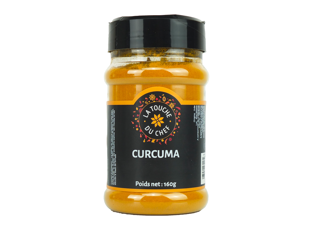 Curcuma moulu - LA TOUCHE DU CHEF - Pot de 160 g