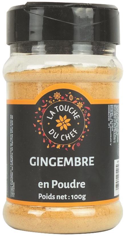 Gingembre moulu - LA TOUCHE DU CHEF - Pot de 100 g