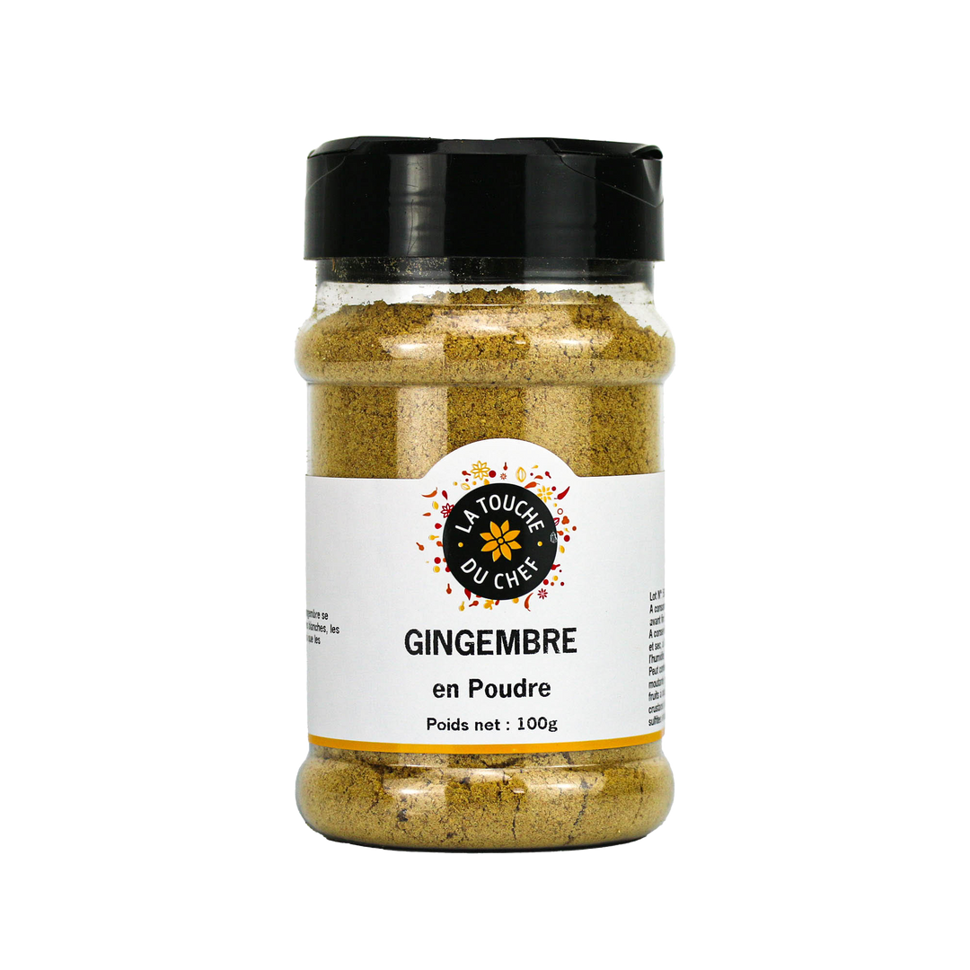 Gingembre moulu - LA TOUCHE DU CHEF - Pot de 100 g