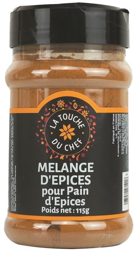 Mélange pain d'épices - LA TOUCHE DU CHEF - Pot de 115 g