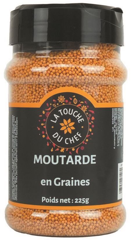 Graines de moutarde blondes - LA TOUCHE DU CHEF - Pot de 225 g