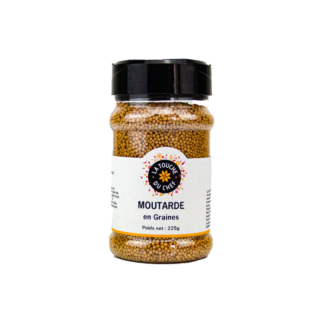 Graines de moutarde blondes - LA TOUCHE DU CHEF - Pot de 225 g