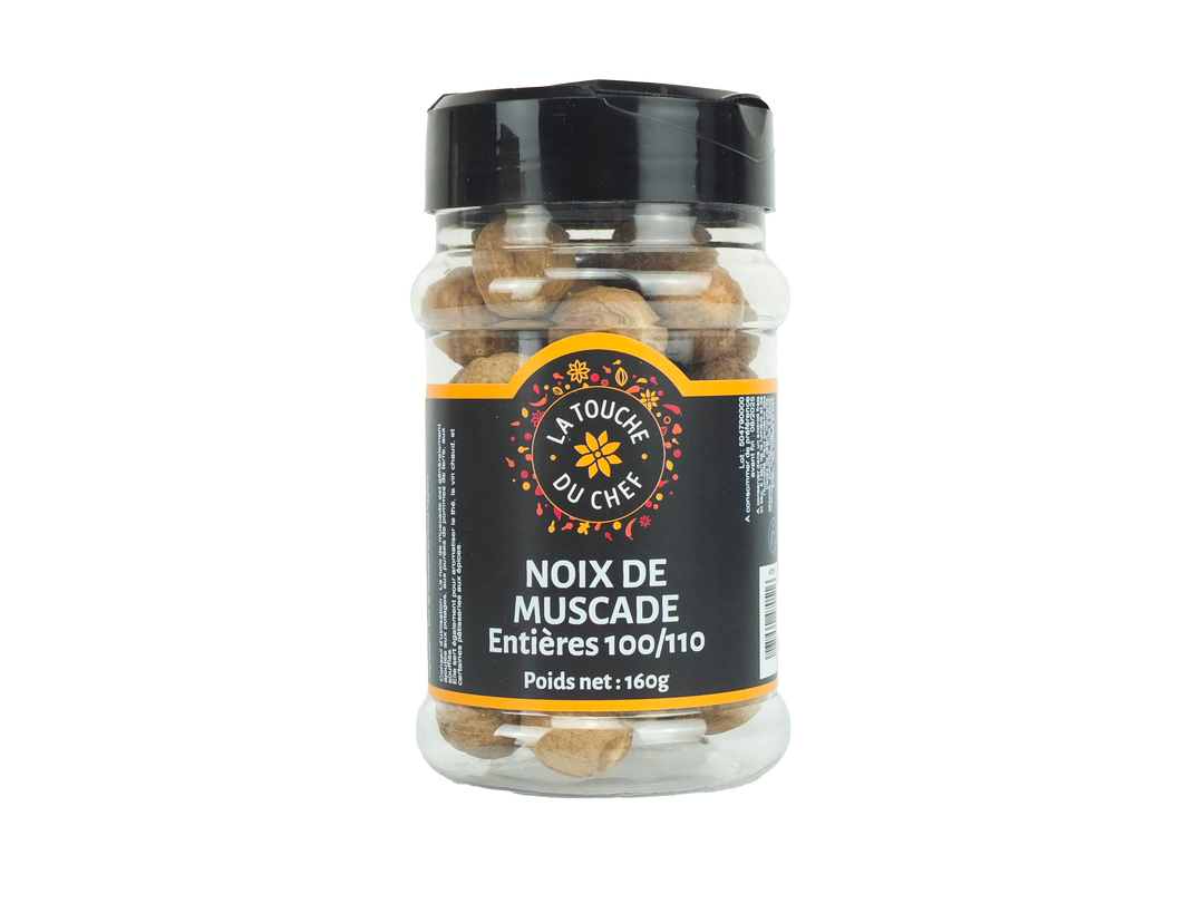 Noix de muscade entières - LA TOUCHE DU CHEF - Pot de 160 g