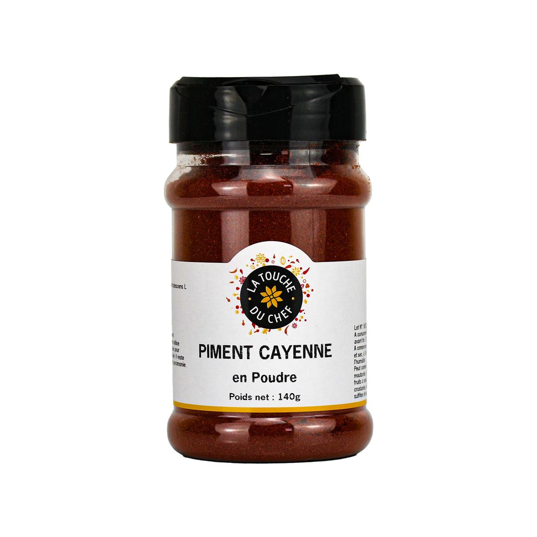 Piment fort moulu - LA TOUCHE DU CHEF - Pot de 140 g