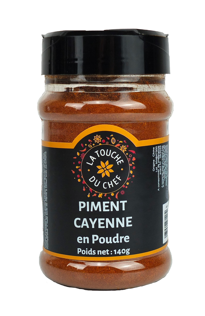 Piment fort moulu - LA TOUCHE DU CHEF - Pot de 140 g