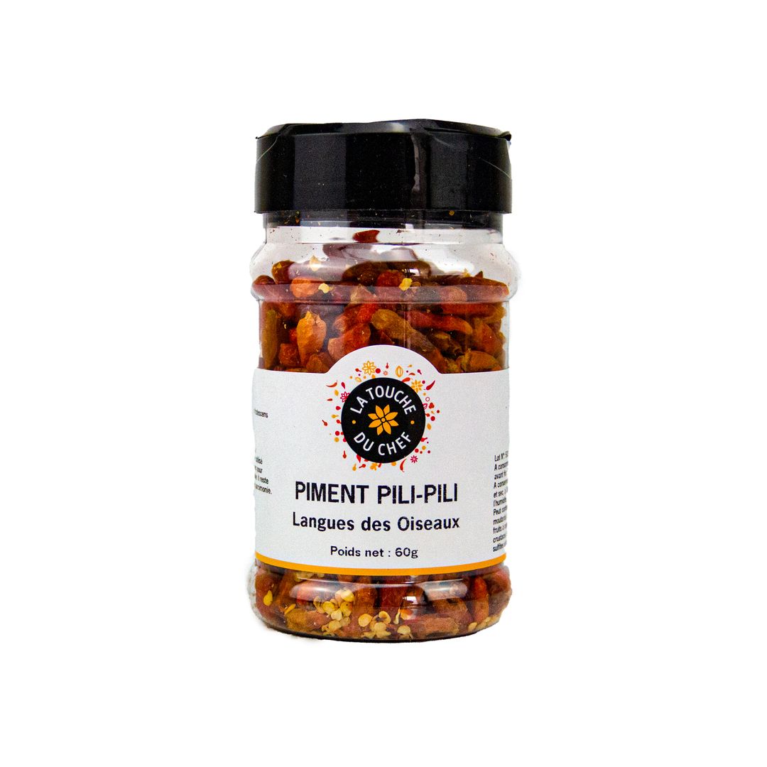 Piment langue des oiseaux - LA TOUCHE DU CHEF - Pot de 60 g