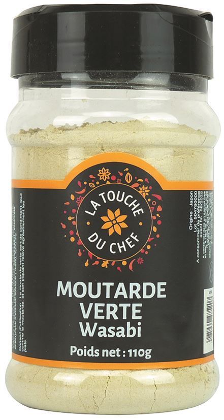 Moutarde verte en poudre - LA TOUCHE DU CHEF - Pot de 110 g